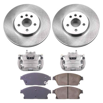 Callahan Brake Parts® K038280 - Plain Front Brake Kit with Calipers