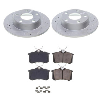 Callahan Brake Parts® - Drilled and Slotted Rear Brake Kit