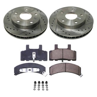 Callahan Brake Parts® - Drilled and Slotted Front Brake Kit