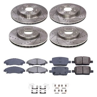 Callahan Brake Parts® - Drilled & Slotted Brake Kit