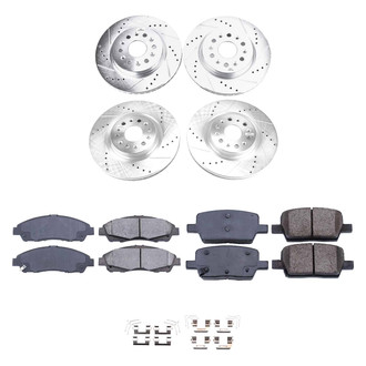 Callahan Brake Parts® - Drilled & Slotted Brake Kit