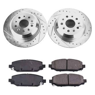 Callahan Brake Parts® - Drilled and Slotted Rear Brake Kit