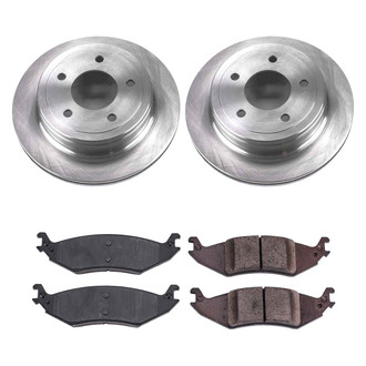 Callahan Brake Parts® - Plain Rear Brake Kit