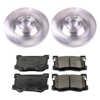 Callahan Brake Parts® - Plain Front Brake Kit