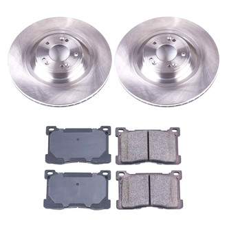 Callahan Brake Parts® K038418 - Plain Front Brake Kit