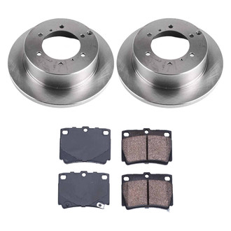 Callahan Brake Parts® - Plain Rear Brake Kit