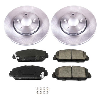 Callahan Brake Parts® - Plain Front Brake Kit