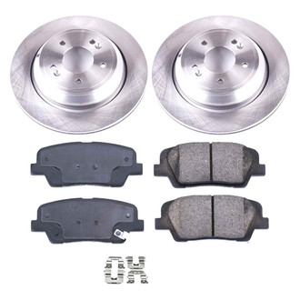 Callahan Brake Parts® - Plain Rear Brake Kit