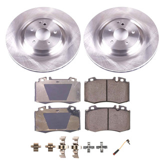 Callahan Brake Parts® - Plain Front Brake Kit