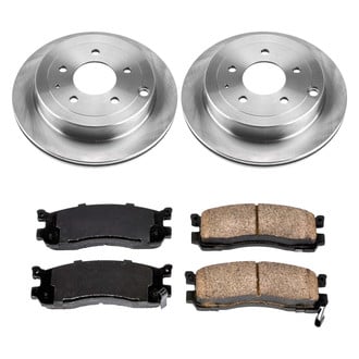 Callahan Brake Parts® - Plain Rear Brake Kit