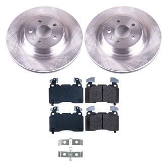 Callahan Brake Parts® - Plain Front Brake Kit