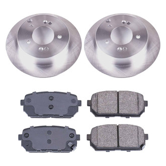Callahan Brake Parts® - Plain Rear Brake Kit