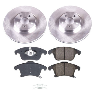 Callahan Brake Parts® - Plain Front Brake Kit