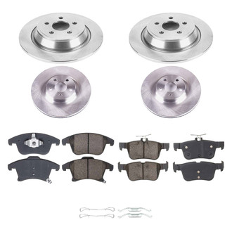 Callahan Brake Parts® - Plain Front and Rear Brake Kit