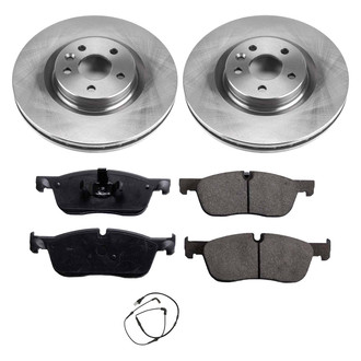 Callahan Brake Parts® - Plain Front Brake Kit