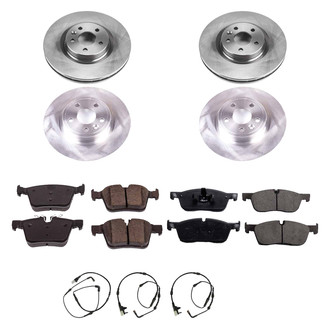 Callahan Brake Parts® - Plain Front and Rear Brake Kit