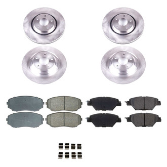 Callahan Brake Parts® - Plain Brake Kit