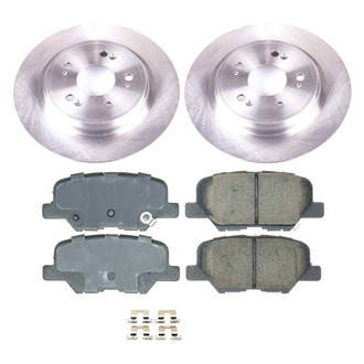Callahan Brake Parts® - Plain Rear Brake Kit