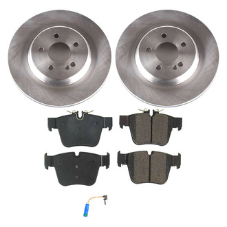 Callahan Brake Parts® - Plain Rear Brake Kit