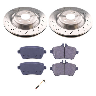 Callahan Brake Parts® - Plain Rear Brake Kit
