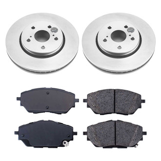 Callahan Brake Parts® - Plain Front Brake Kit