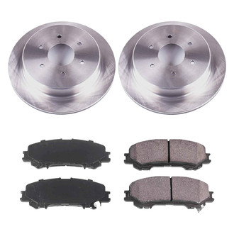 Callahan Brake Parts® - Plain Rear Brake Kit