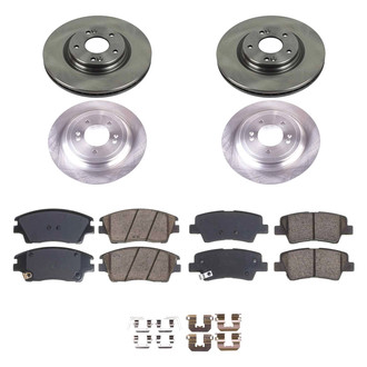 Callahan Brake Parts® - Plain Brake Kit