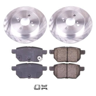 Callahan Brake Parts® - Plain Rear Brake Kit