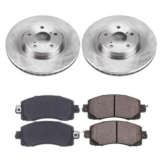 Callahan Brake Parts® - Plain Front Brake Kit