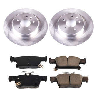Callahan Brake Parts® K038612 - Plain Rear Brake Kit