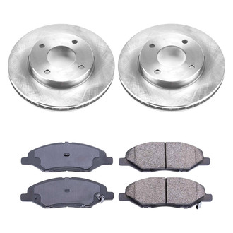 Callahan Brake Parts® - Plain Front Brake Kit