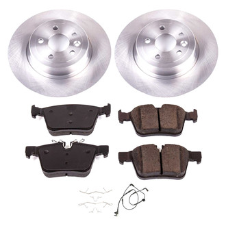 Callahan Brake Parts® - Plain Rear Brake Kit