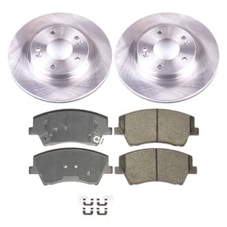 Callahan Brake Parts® - Plain Front Brake Kit