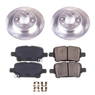 Callahan Brake Parts® - Plain Rear Brake Kit