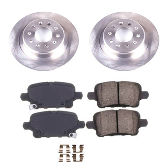 Callahan Brake Parts® - Plain Rear Brake Kit