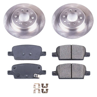 Callahan Brake Parts® - Plain Rear Brake Kit