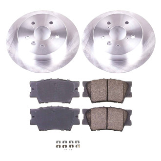 Callahan Brake Parts® - Plain Rear Brake Kit
