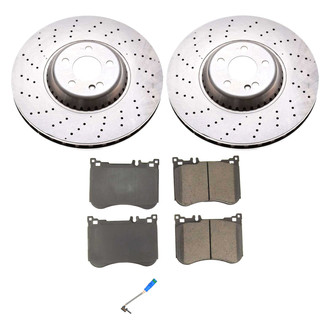 Callahan Brake Parts® - Plain Front Brake Kit