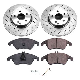 Callahan Brake Parts® - Plain Front Brake Kit