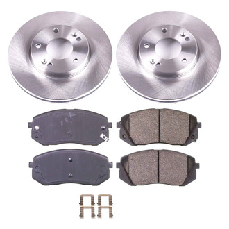 Callahan Brake Parts® - Plain Front Brake Kit