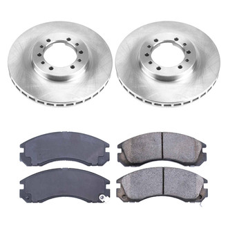 Callahan Brake Parts® - Plain Front Brake Kit