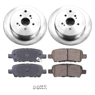 Callahan Brake Parts® - Plain Rear Brake Kit