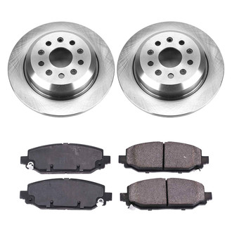 Callahan Brake Parts® - Plain Rear Brake Kit