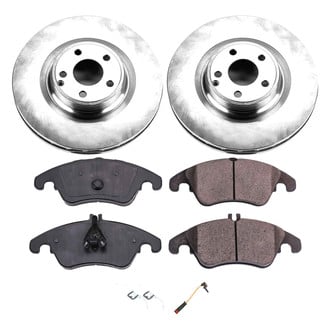 Callahan Brake Parts® - Plain Front Brake Kit