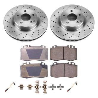 Callahan Brake Parts® - Plain Front Brake Kit
