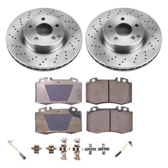 Callahan Brake Parts® - Plain Front Brake Kit