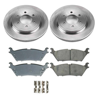 Callahan Brake Parts® - Plain Rear Brake Kit