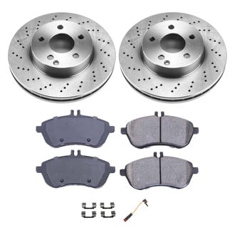 Callahan Brake Parts® - Plain Front Brake Kit