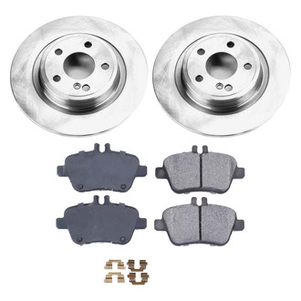 Callahan Brake Parts® - Plain Rear Brake Kit