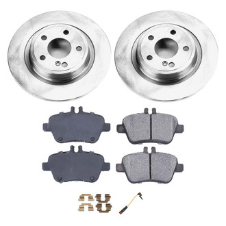 Callahan Brake Parts® - Plain Rear Brake Kit